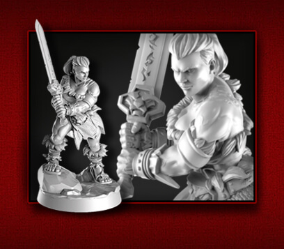 new heroquest female barbarian