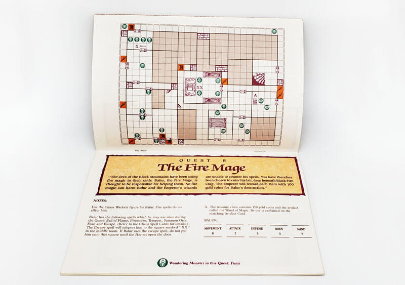 heroquest quest book booklet