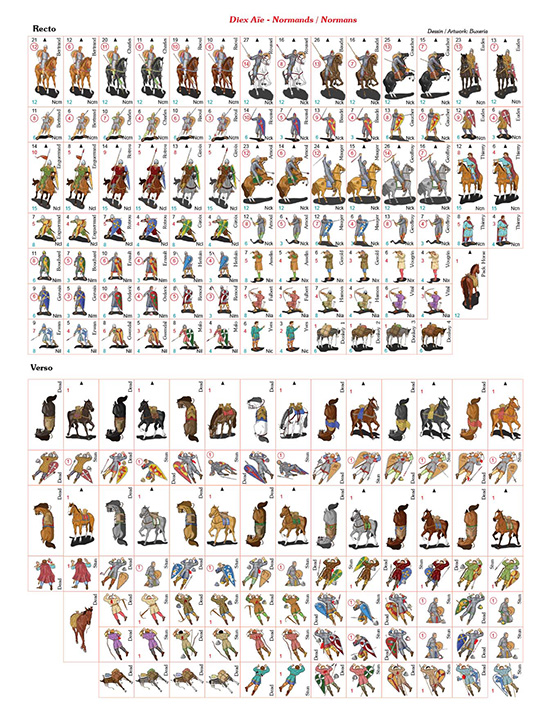 return of the danes character counters normands normans