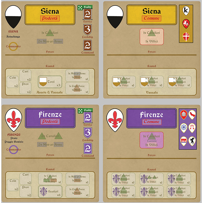 new war games Inferno: Guelphs and Ghibellines Vie for Tuscany mats