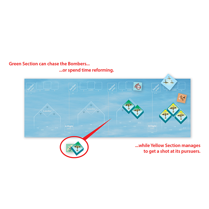 Skies Above Britain combat example