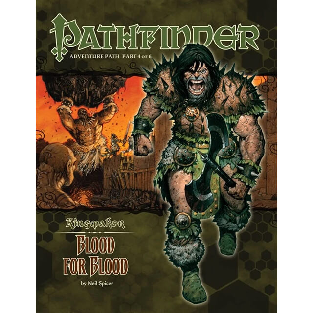 Pathfinder adventure Blood for Blood RPG book