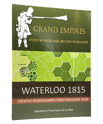 Waterloo 1815 hardcover wargame book by publisher Wargame Shop